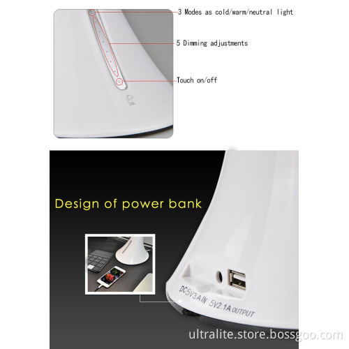 Flexible Highly Adjustable Gooseneck Desk Lamp Led For Study/Reading/Office/Work